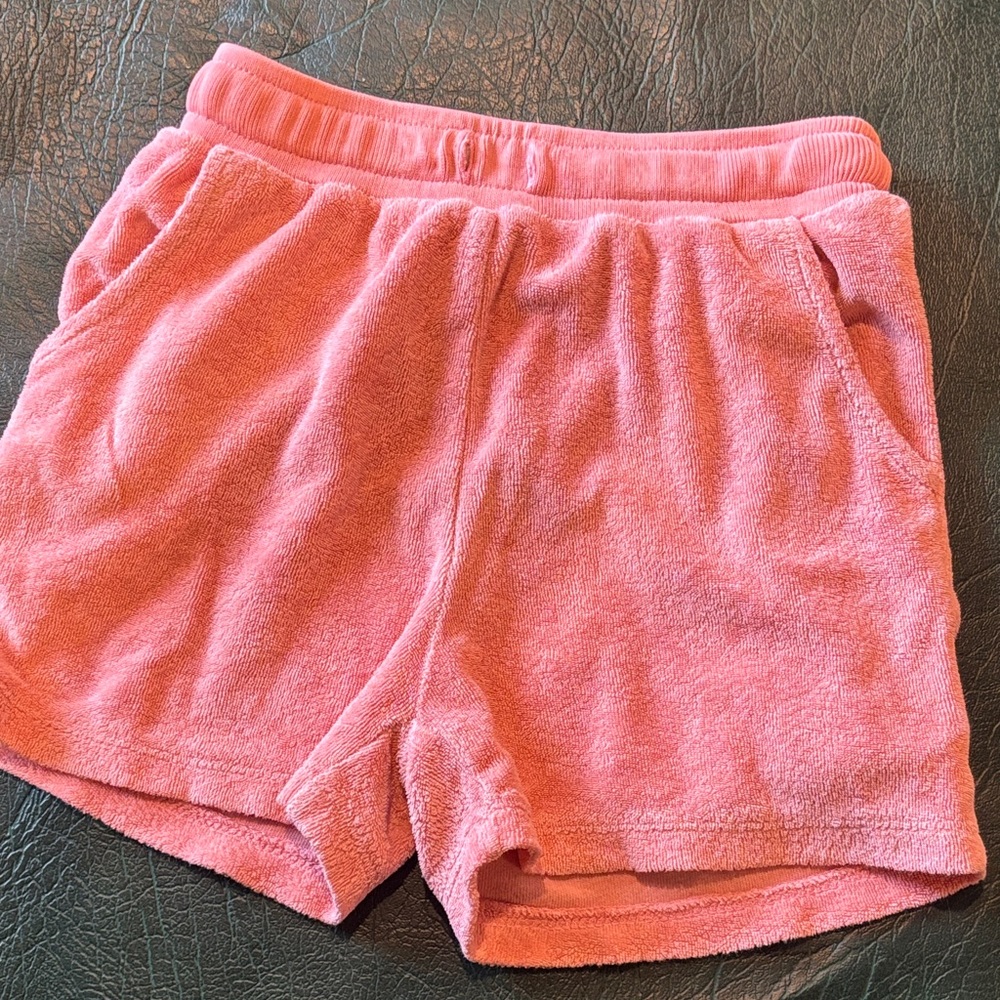 GAP Pink Terry Cloth Girl's Athletic Shorts x2